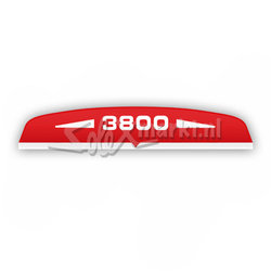Aufkleber Luftfilter-Haube 3800