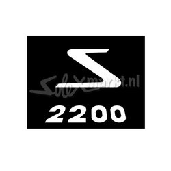 Aufkleber Luftfilter-Haube 2200