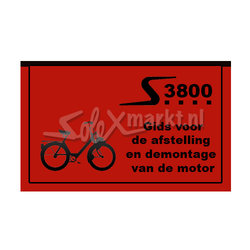 Solex Buch für Solex 3800 (Niederländisch)