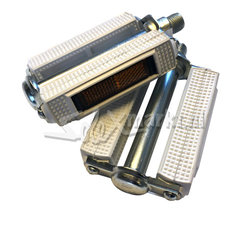 Union Pedale weiß - mit Reflektor