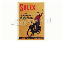 Solex Werbeschild 20cm x 30cm. 